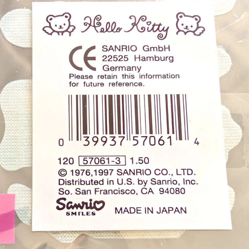 Vintage Sanrio Hello Kitty Lot Of 3 NOS Angels Hearts Zodiac Animals Stickers - Picture 8 of 8
